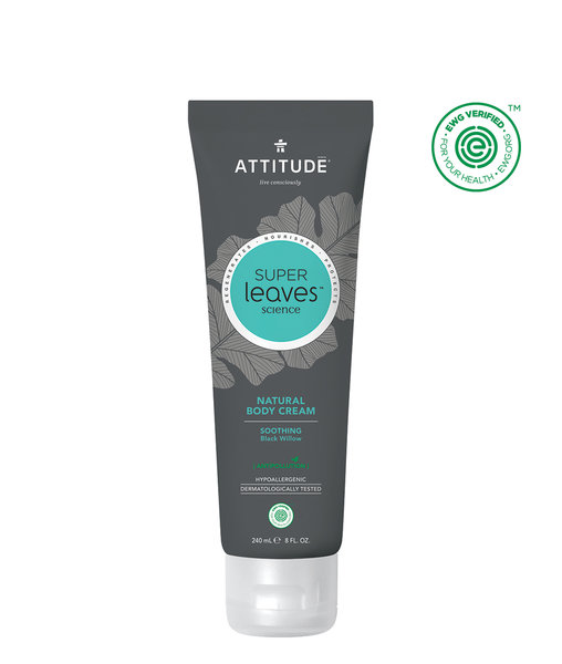 Attitude Super Leaves Men Soothing Body Cream Black Willow 240 ml