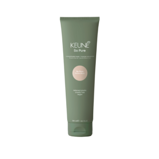 Keune So Pure Polish Mask tube in green packaging, 300 ml; vegan and cruelty-free.