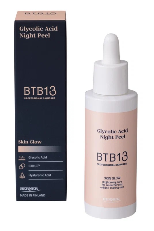 BTB13 Glycolic Acid Night Peel - midnight renewal 30ml