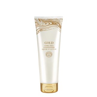 Gold Come True Conditioner tube with gold cap, white body and decorative gold swirl design (250 ml)