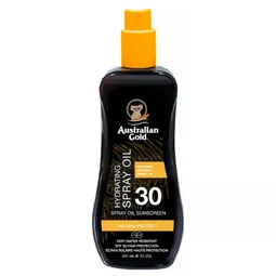 Australian Gold Spray Oil Sunscreen SPF 30 With Carrot Oil 237 ml