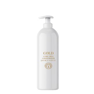 White pump bottle labeled GOLD Come True Conditioner, 500 ml, on a white background.