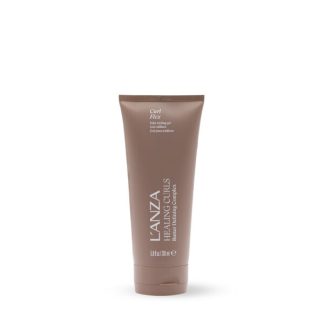 Brown squeeze tube of L'ANZA Healing Curls Curl Flex hair styling gel for defined curls.