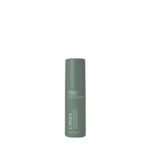 Green cylindrical bottle with a matching green cap on a white background, likely a skincare or cosmetic product
