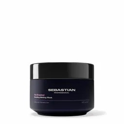 Sebastian hair repair bonding mask in a dark blue jar with a black lid.