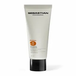 White squeeze tube of Sebastian Professional hair product, labeled Position 9 with an orange circle on the front and a black cap at the bottom edge.